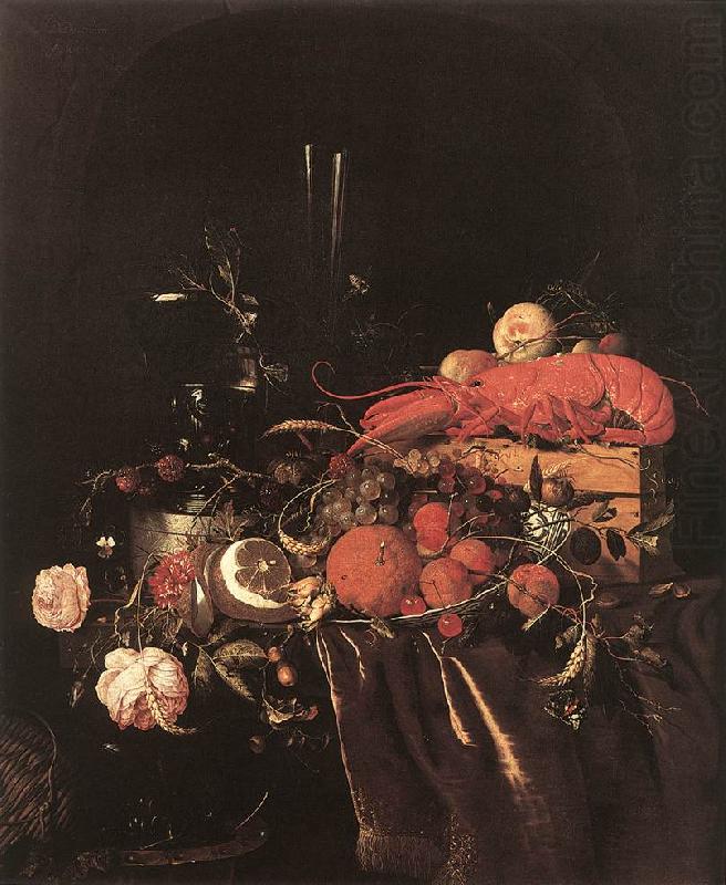 HEEM, Jan Davidsz. de Still-Life with Fruit, Flowers, Glasses and Lobster sf china oil painting image